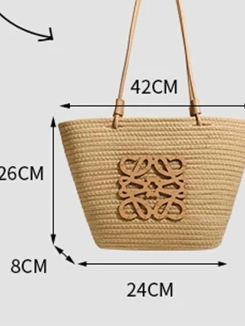 LOEWE Straw Tote Bag